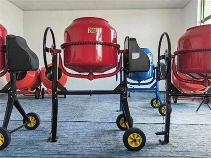 Factory Direct saLe Easy To DisassembLe HorizontaL Concrete Cement Mortar Mixer 160 Liter small Feed Mixer