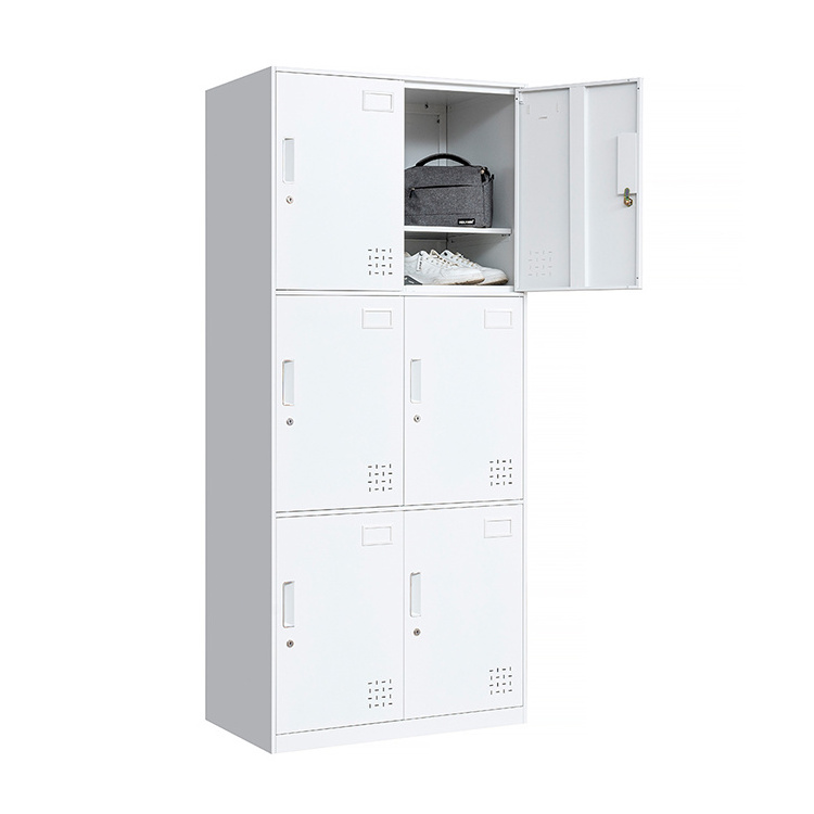 Metal Storage Cabinet Lockable Doors And Adjustable Shelves Great Steel Locker For Garage Kitchen Pantry Office And Laundry Room