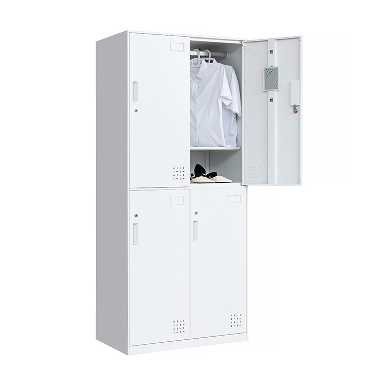 Metal Storage Cabinet Lockable Doors And Adjustable Shelves Great Steel Locker For Garage Kitchen Pantry Office And Laundry Room