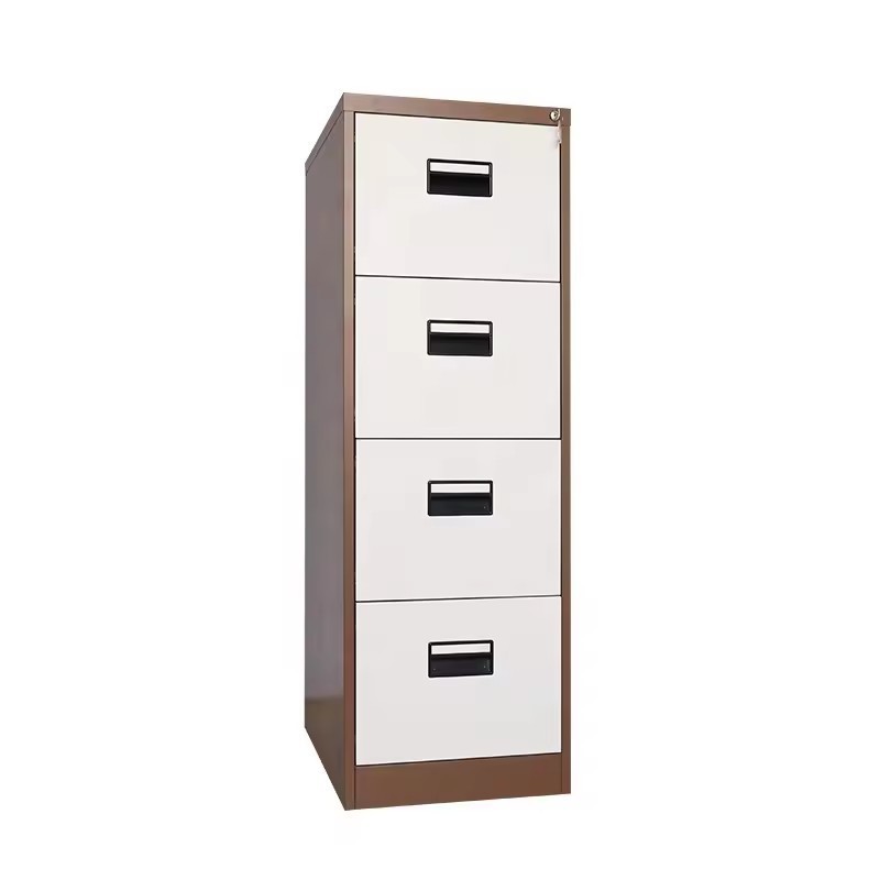 Steel Office Furniture 5 Drawers Vertical Filing Cabinet Office Lateral File Organizer 5 Layers Storage A4 F4 Legal Size Cabinet