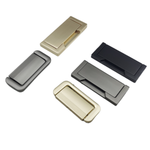 Zamak Handles simple style concealed handles hidden handles suitable for Bathroom, Kitchen cabinet, bedroom closets, all drawers