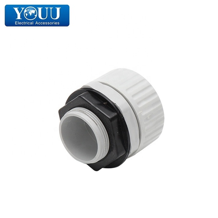 YOUU Australia Standard  PVC Conduit Fittings Products SAA Certification Corrugated Conduit Gland Grey 20mm