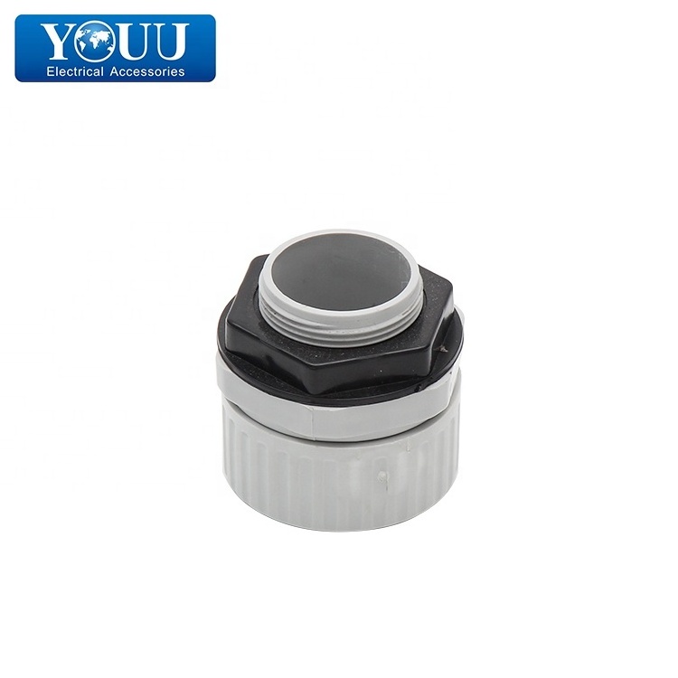 YOUU Australia Standard  PVC Conduit Fittings Products SAA Certification Corrugated Conduit Gland Grey 20mm