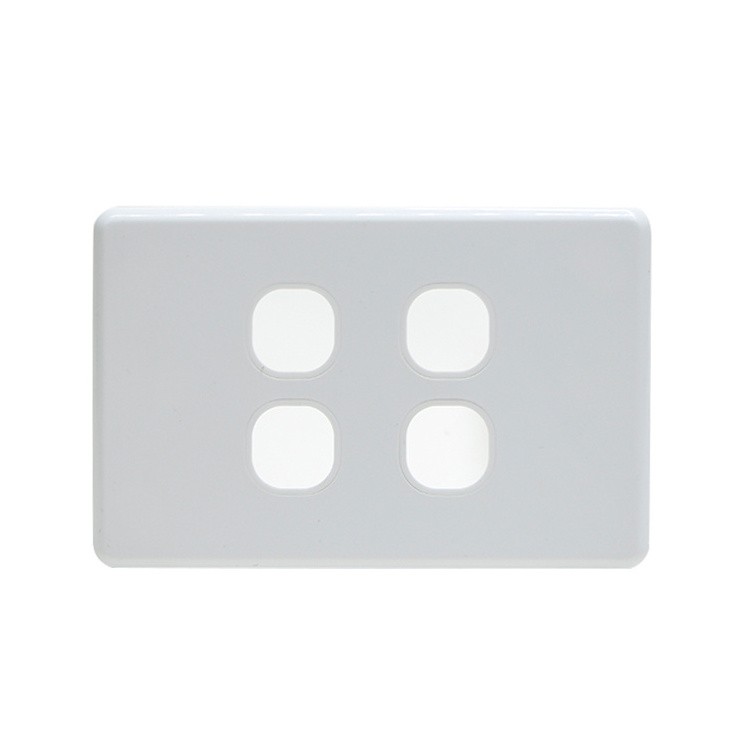 YOUU Multi switch cover Australia Standard 4 Gang Rigid Plate Light Switch Wall Plate