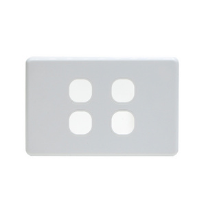 YOUU Multi switch cover Australia Standard 4 Gang Rigid Plate Light Switch Wall Plate