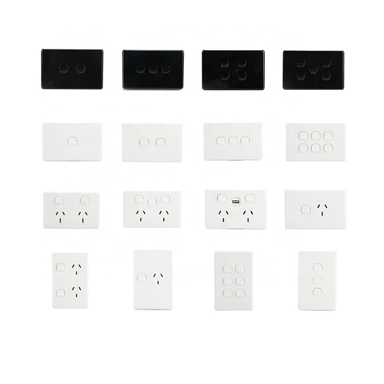 YOUU Factory Single Power Point 10A Electrical Australian Standard Wall Outlet Socket Switch