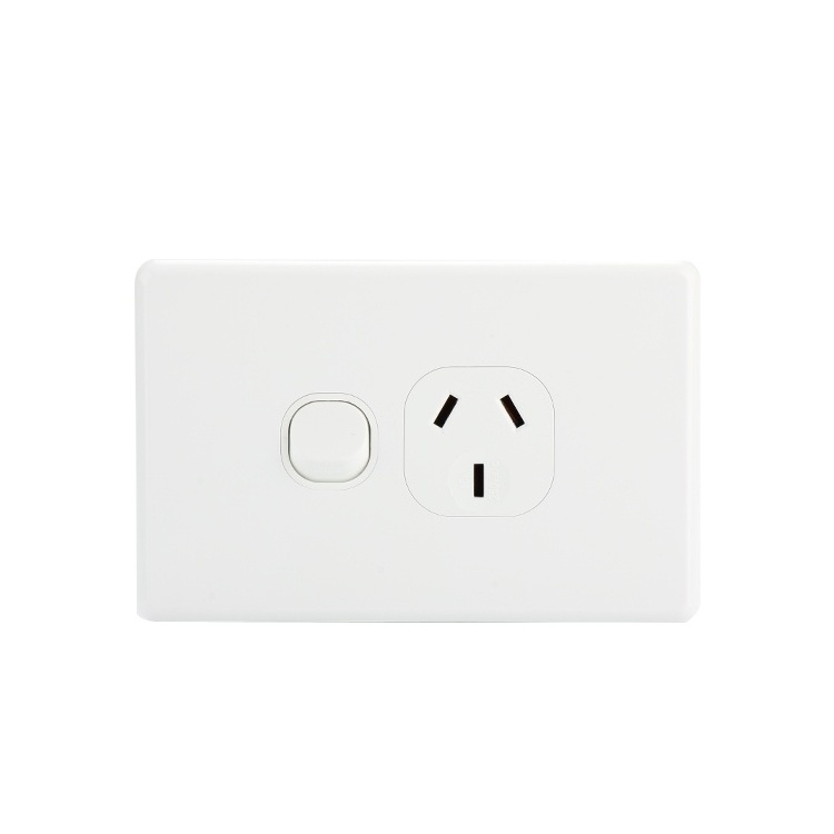 YOUU Most Popular Products Australian Standard Electric Double Powerpoints Wall Switch Plug in Power Point