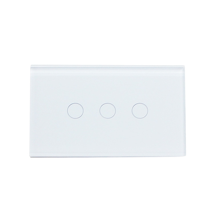 YOUU 3 Gang 1 Way Smart Switch TF8031 White Smart Switch Fan