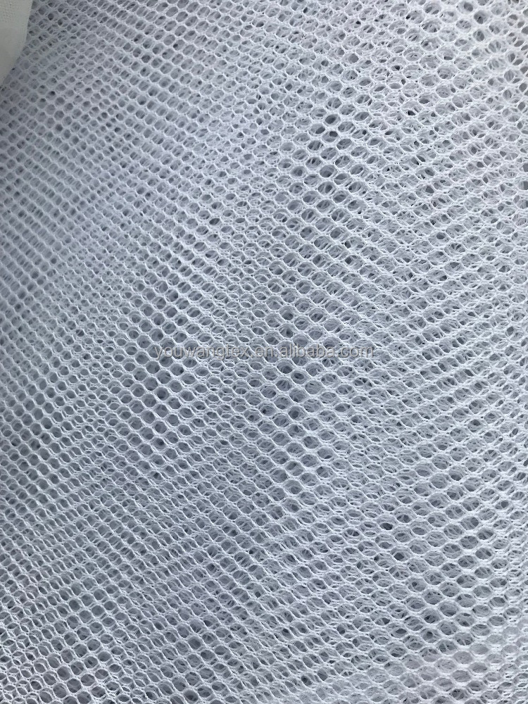 50d Polyester Knit Soft Hexagonal Tulle Mesh Net Big Hole Fabric For Bedding/bags