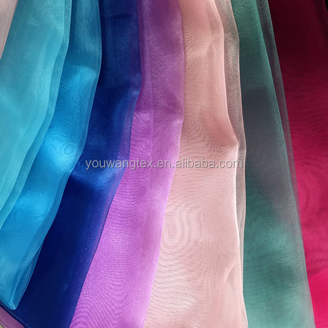 Shimmer Crystal Organza Fabric