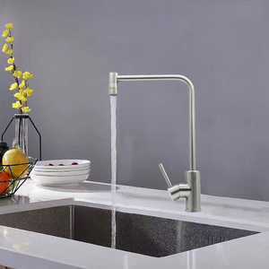 Stainless Steel Black Waterfall Cold hot Water Mixer Taps Commercial Accessories Sanitary Ware Home Sink Kitchen Faucet