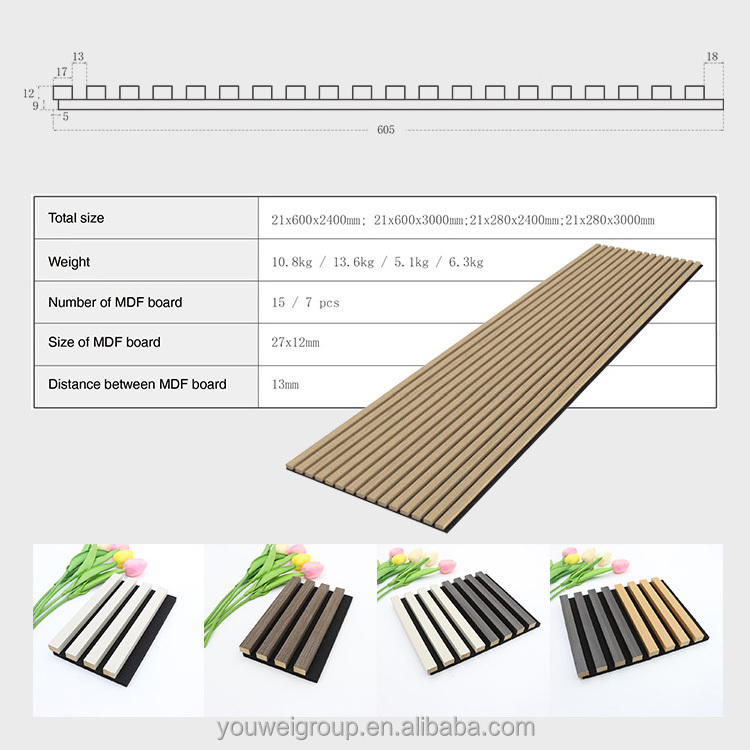 Hot Selling Acoustic Panels For Interior Wall Decor Soundproof Paneling