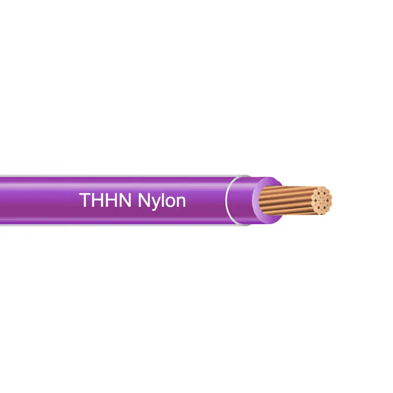 Youwei THHN/THWN Wire Pure Copper Conductor Cable Electric PVC Insulated Nylon Jacket Cable