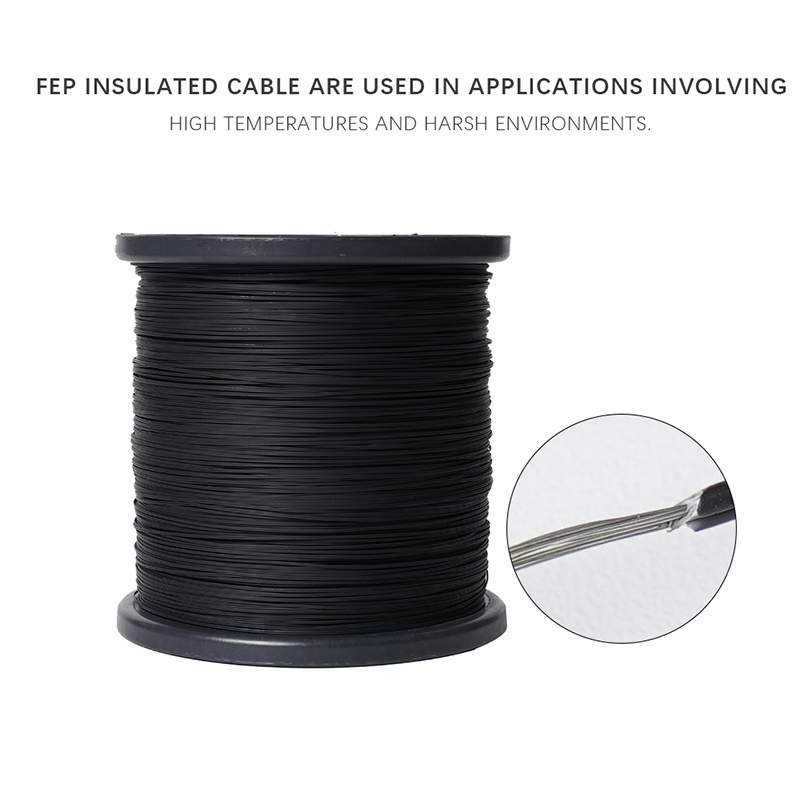 Factory Supply Customize Flexible Cable 42AWG UL10064 UL4413 FEP PFA ETFE Cable thin electrical wire