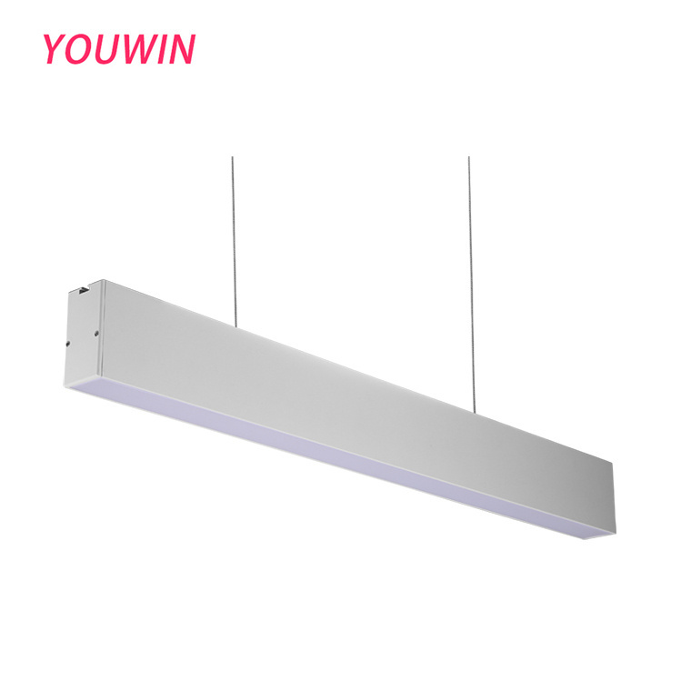 Linears Lamp Office Hallway Led Batten Linear Light for Shelf Suspended Ceiling Hanging Pendant PC Aluminum Light