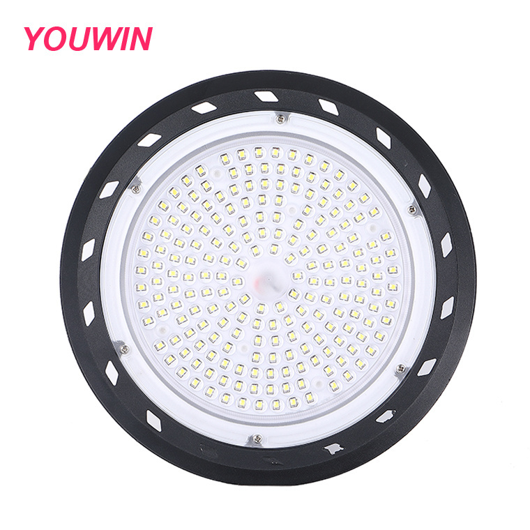 IP65 Industrial Pendant Lamp Warehouse Commercial Lighting LED Aluminum Ufo High Bay Light 100w 150w 200w SMD2835