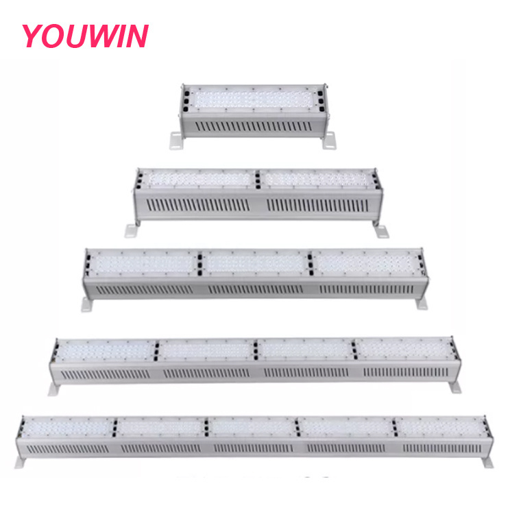 Rotatable Waterproof Warehouse Basketball Court Badminton Hall Grow High Bay Linear Light LED Aluminum Light