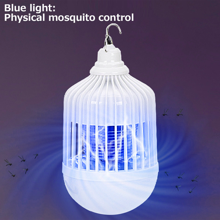 Outdoor Garden Solar Bulb Lights Waterproof Solar Killing Mosquito Lamp