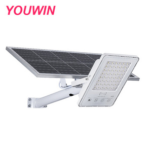 Outdoor Waterproof IP66 High Led Solar Flood Light 50w 100w Remote Control Led Outdoor Rechargeable Solar Stadium Flood Light