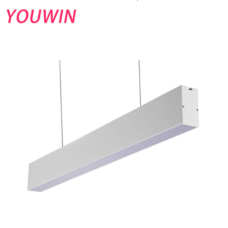 Aluminum slim purification Light size 35x67x1200mm batten Lamp 40w linear lights led fluorescent tube fixtures for supermarket