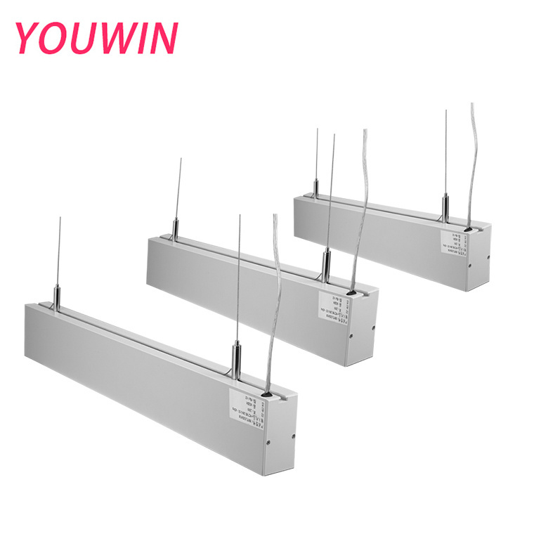 Aluminum slim purification Light size 35x67x1200mm batten Lamp 40w linear lights led fluorescent tube fixtures for supermarket