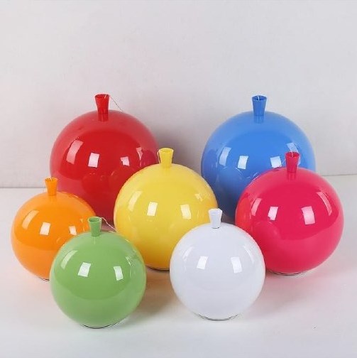 Six Colors Optional LED Color Balloon Fixtures 1 Year Warranty LED Cafe Balloon Lamp with Hanging Wire