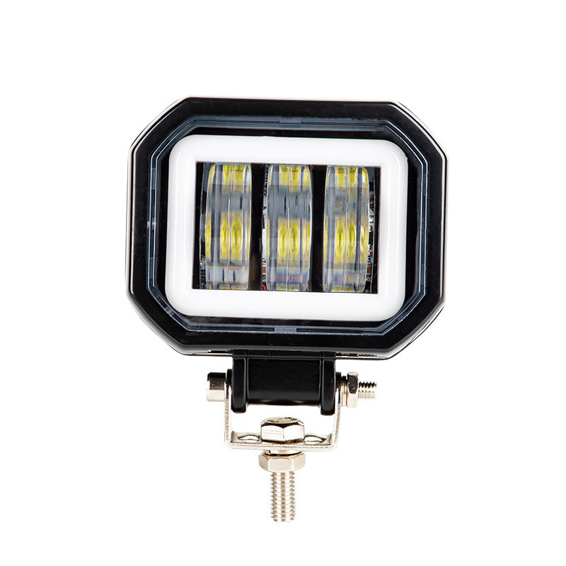 12V-80V 4inch Round Square Led Work Light Angel Eye Lights Bar Spotlight  Off road Motorcycle Car Boat Led Work Lamp