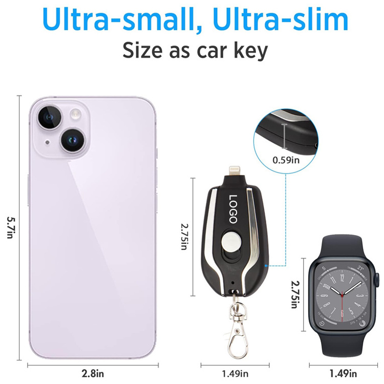 Amazons Mini Fast Charger PowerBank Battery Pack Portable Charger For cargador iPhone 15 Keychain Power Bank Banco De Poder