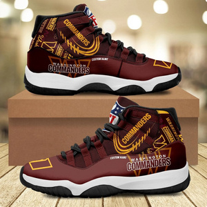 Wholesale Redskins American Football Team Print Design Sneakers Fashion Basketball Shoes Breathable Basketball Team Casual Shoes