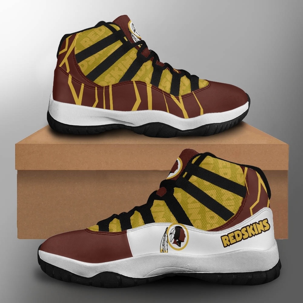 Wholesale Redskins American Football Team Print Design Sneakers Fashion Basketball Shoes Breathable Basketball Team Casual Shoes