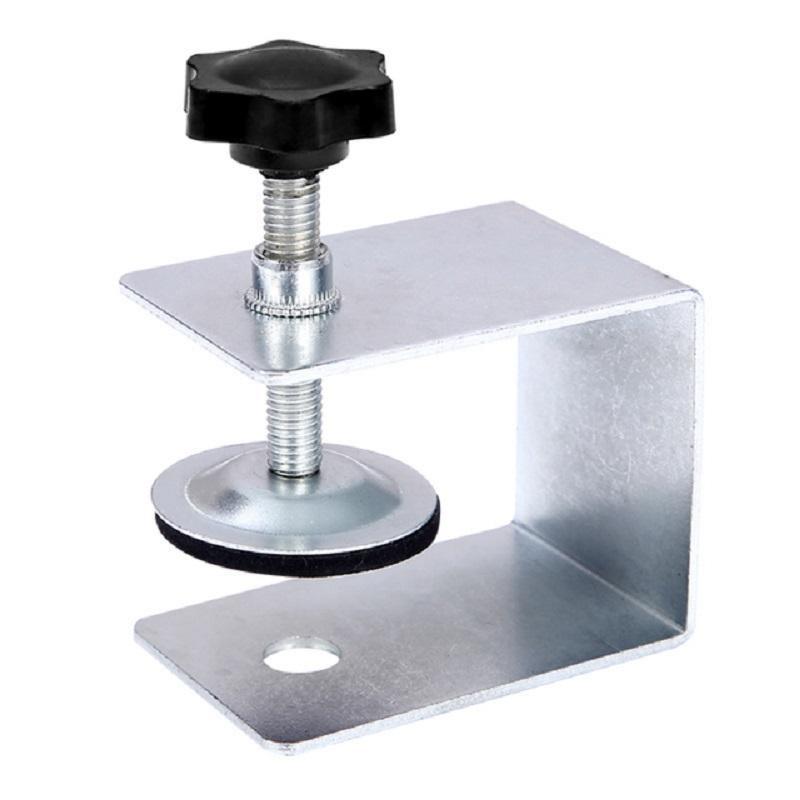 High Quality Black Powder Coating Steel Table C Clamp With Top Male Screw