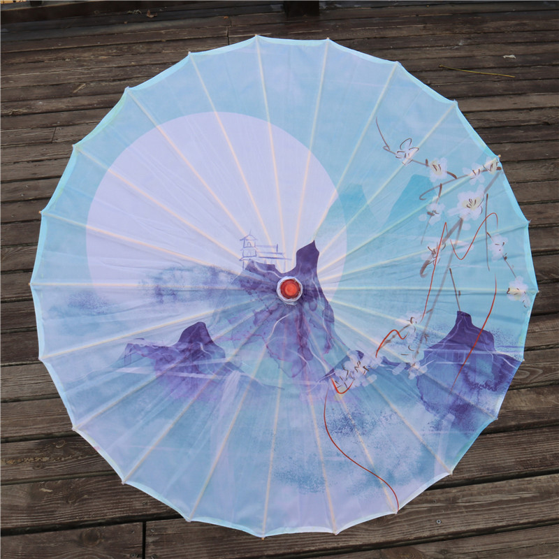 DD1510 Art Classical Dance Parasol For Wedding Photography Costumes Ceiling Decoration Handmade Chinese Oiled Paper Umbrella