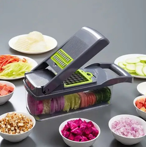 Y37 Hot Sale Vegetable Slicer Food Processor Meat And Vegetable Chopper Grinder 12 In 1 Full Star Vegetable Chopper