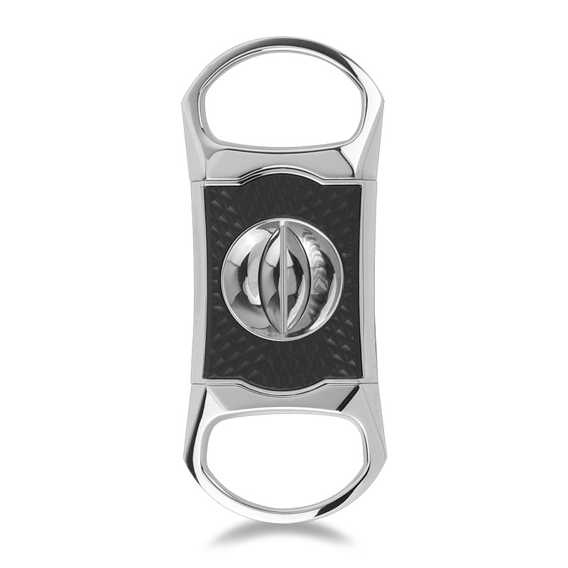 Cigar Accessories Custom Logo V Cutters Stainless Steel Blade Cigar Cutter Luxury Set