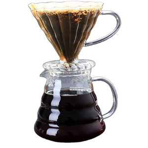 Factory direct supply Glass coffee pot with glass coffee percolator