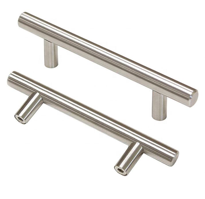 modern T bar handle for furniture cabinet drawer solid and hollow stainless steel Pull Handle