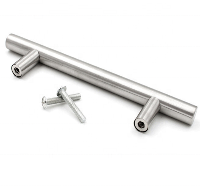 modern T bar handle for furniture cabinet drawer solid and hollow stainless steel Pull Handle