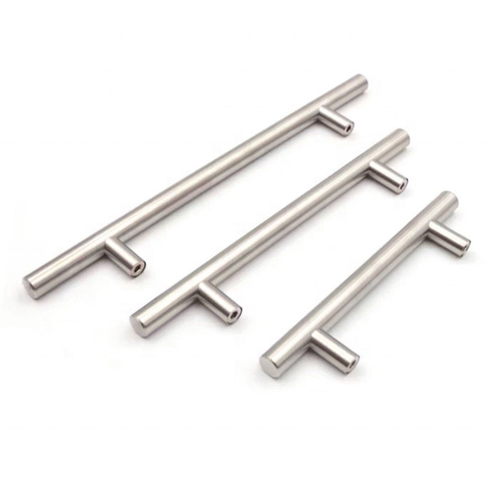 modern T bar handle for furniture cabinet drawer solid and hollow stainless steel Pull Handle