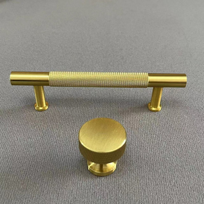 Brushed Brass Kitchen Cabinet Knobs Knurled Cabinet Knobs Gold Drawer Knobs Kitchen Cabinet Hardware Kitchen Handles