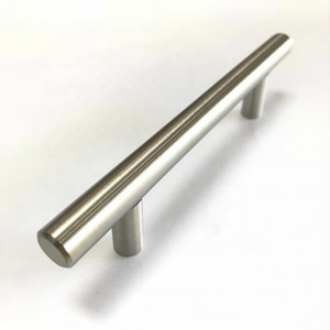 Satin Nickel 5 Inch Stainless Steel Cabinet Pulls for Kitchen Cabinet Handles, Drawer, Door T Bar Pull Handles