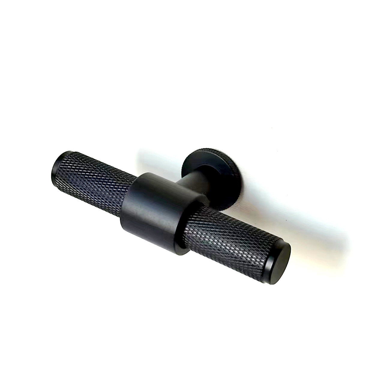 Brass Furniture Handles T-bar Black Gold Knurled Textured Modern Italy Wardrobe Dresser Cupboard Cabinet Drawer Pulls