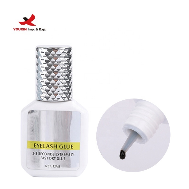 FENGFLY Lash Glue Eyelash Adhesive 1 Second Dry 8 Week Retention Eyelash Extensions Glue latex free black eyelash extension glue