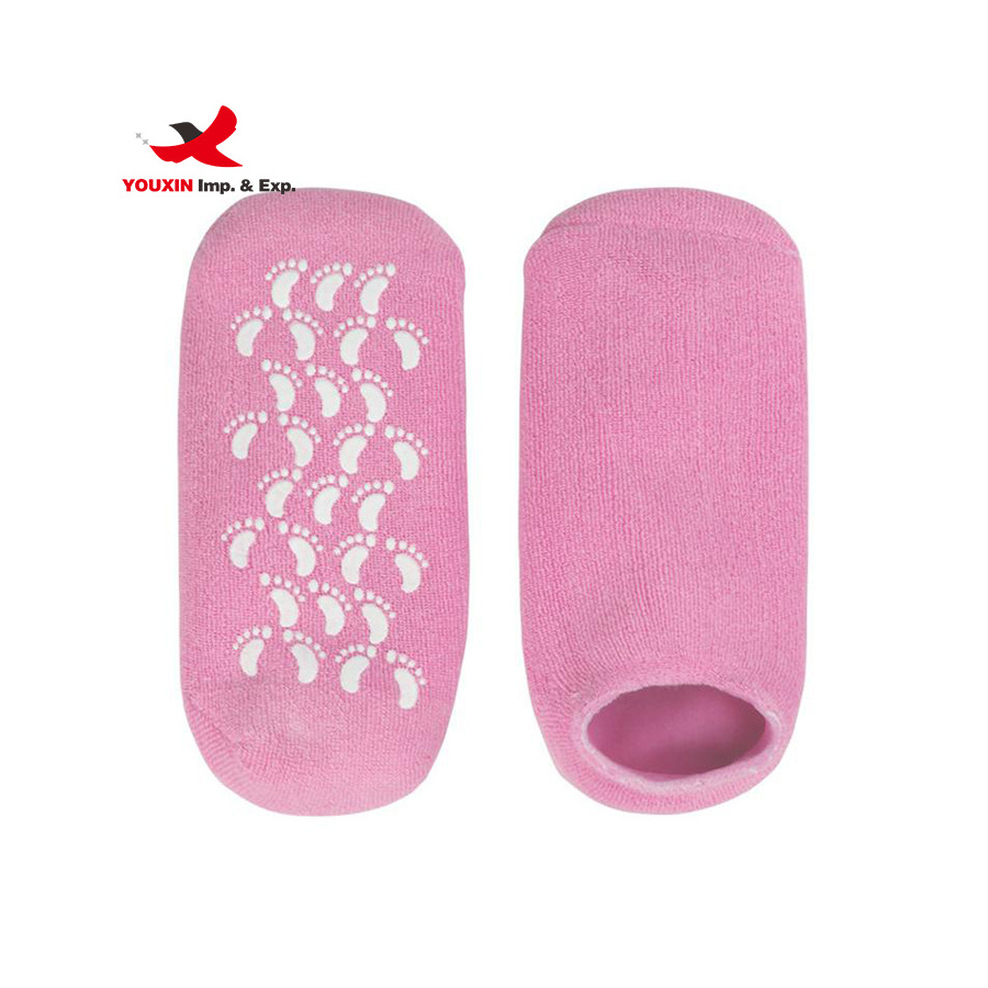 New Launched Beauty Spa Exfoliating Moisturizing Cooling Gel Socks Moisture Socks Spa Gel socks for Foot Care