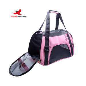 Soft-sided Carriers Portable Pet Bag Pink Dog Carrier Bags Blue Cat Multifunctional Dog Carrier Bag