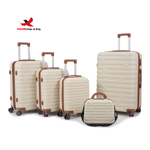 designer travel suitcase trolley case travel durable lightweight luggage bags 5 pieces