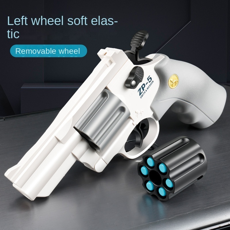 pistol toy gun boy kids revolver eva soft bullet hand grab simulation training chicken model toy