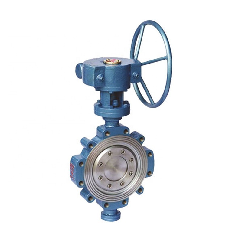 High temperature and high performance three-bias butterfly valve made in China American standard butterfly valve