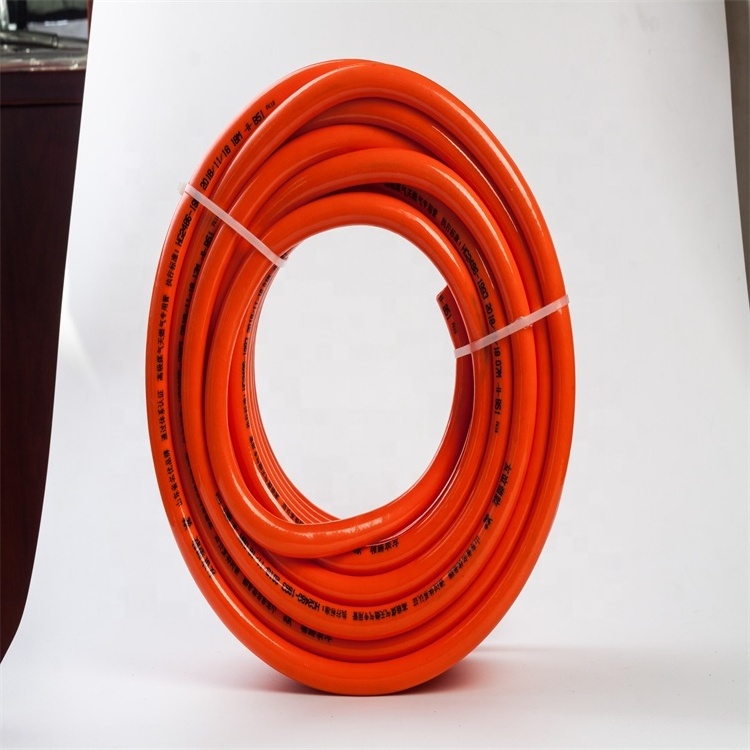 High pressure orange Flexible LPG  hose PVC gas hose Gas Hose