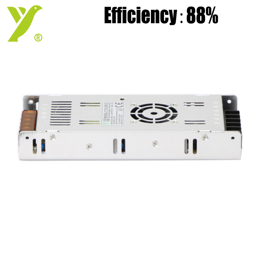 High Efficiency 88% LED Display 5V 60A 300W Switching  Power Supply for LED Display