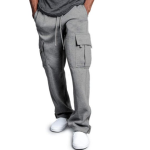 YYSY 100% Cotton Heavyweight Sweatpants Custom Logo Printed Sportswear Baggy Pants Jogger For Men